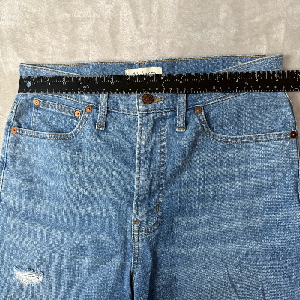 Madewell The Perfect Vintage Jean Distressed Raw Hem Size 28 - Picture 5 of 9